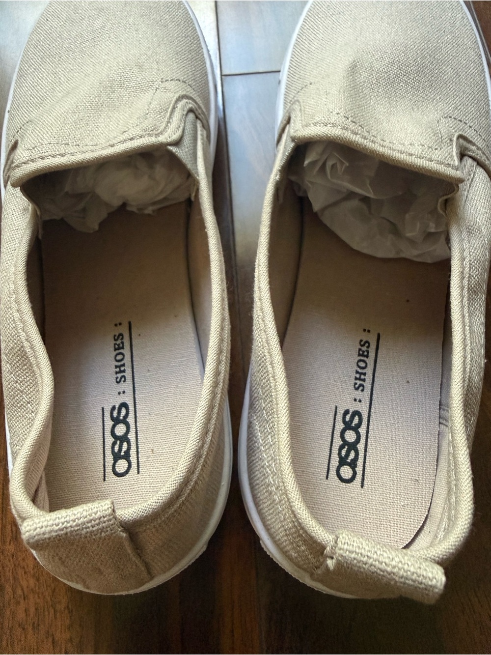 🆕 ASOS Tan Slip-On Women’s Shoes / Size 6 / New Without Box! - Picture 3 of 5